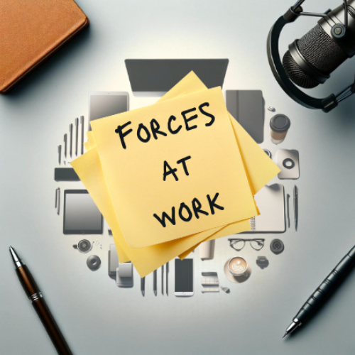This is our glorious landing page for the Forces At Work podcast 